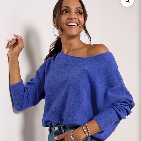 Jessie off the shoulder sweater NWT! - Picture 2 of 2